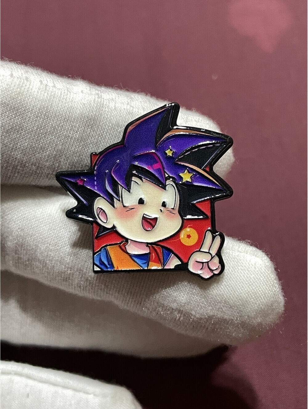 Goku Dragon Ball Z Chibi Enamel Pin Brooch Anime